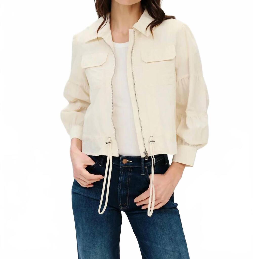 NEW SIX/FIFTY mason utility jacket in beige